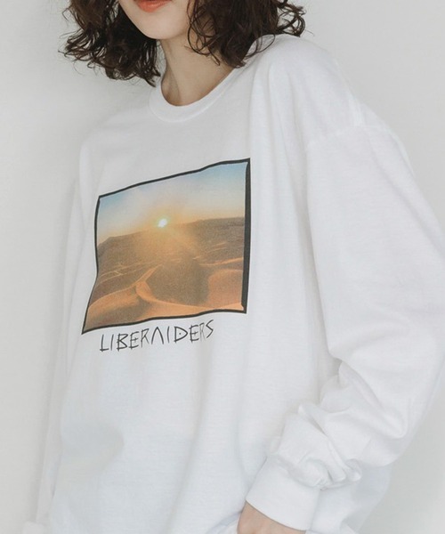 Liberaiders/リベレイダースLBRDRS LOGO L/S TEE ロンT（Tシャツ
