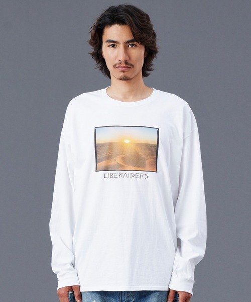 Liberaiders（リベレイダース）の「Liberaiders/リベレイダースLBRDRS LOGO L/S TEE ロンT（Tシャツ/カットソー・メンズ・ホワイト/ブラック・XL/L/M）」の5枚目の写真