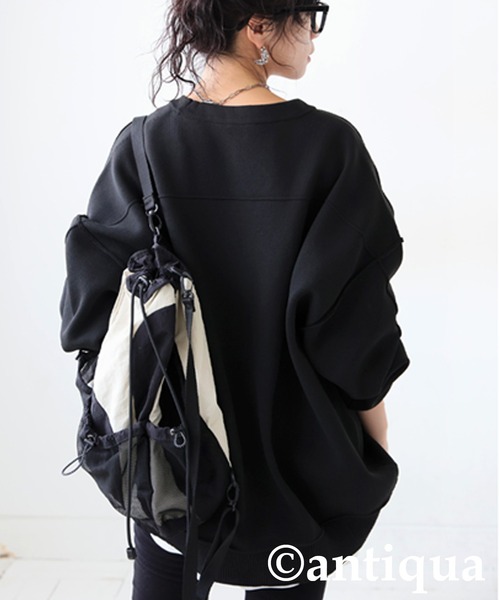 antiqua（アンティカ）の「スポンジニットカーディガン（ニット/セーター・レディース・ブルー/ブラック/ホワイト系その他/パープル系その他/レッド・ONESIZE）」の16枚目の写真