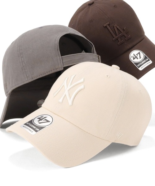 '47（フォーティーセブン）の「’47BRANDフォーティーセブン キャップ クリーンナップ MLB（キャップ・メンズ・ブラウン/ホワイト/ベージュ/ブラウン系その他/グレー・FREE）」の2枚目の写真
