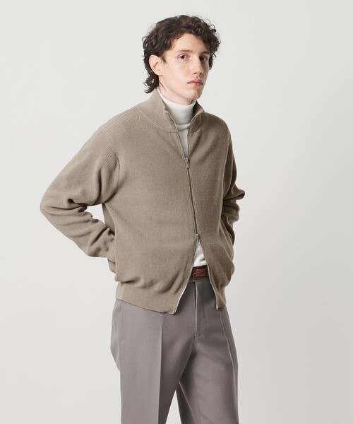 ジップアップ ドライバーズニット（カーディガン/ボレロ）｜UNITED