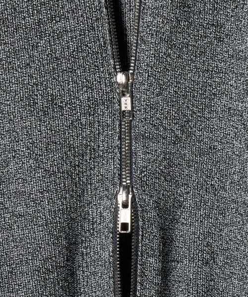 UNITED ARROWS(ユナイテッドアローズ)の「ジップアップ ドライバーズニット(カーディガン/ボレロ・メンズ・グレー系/ナチュラル/ブラック・S/XL/L/M)」の15枚目の写真