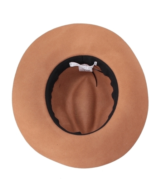 THE EMPORIUM(ジエンポリアム)の「フェルト中折れハット(ハット・レディース・ブラウン/ベージュ/ブラック・00)」の6枚目の写真