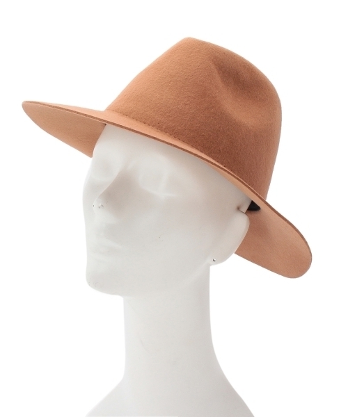 THE EMPORIUM(ジエンポリアム)の「フェルト中折れハット(ハット・レディース・ブラウン/ベージュ/ブラック・00)」の8枚目の写真