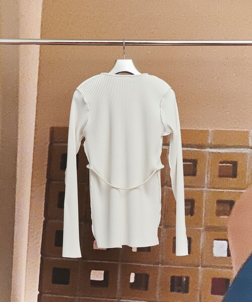 kotohayokozawa/コトハヨコザワ】CRISP ROPE CARDIGAN/カーディガン