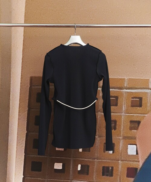 kotohayokozawa/コトハヨコザワ】CRISP ROPE CARDIGAN/カーディガン