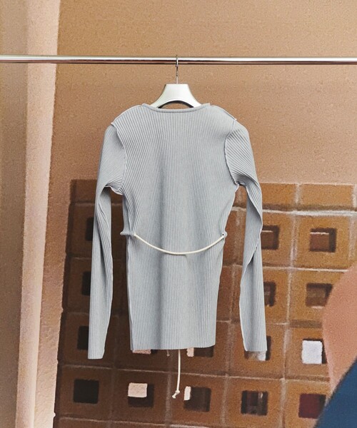 kotohayokozawa/コトハヨコザワ】CRISP ROPE CARDIGAN/カーディガン