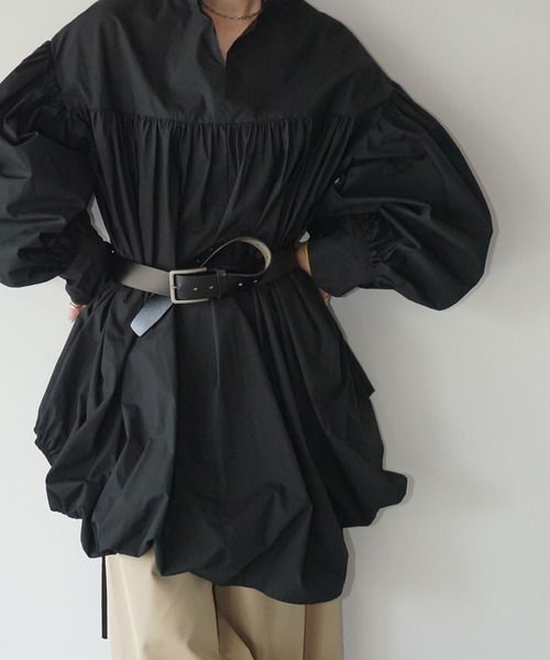 CLOCHE(クロッシェ)ケープニット ジップ ケープ　 チャコール CLOCHE(クロッシェ)ケープニット ジップ ケープ チャコール