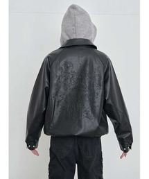 Heart Tattoo（ハートタトゥー）の「Heart art design jacket / ハート型押しジャケット（ブルゾン）」