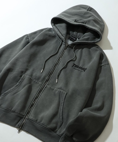 セール】【THRASHER/スラッシャー】裏起毛 ヴィンテージピグメント加工