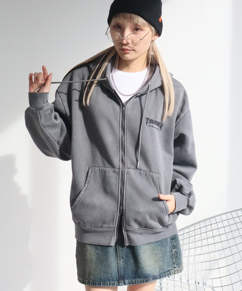 セール】【THRASHER/スラッシャー】裏起毛 ヴィンテージピグメント加工