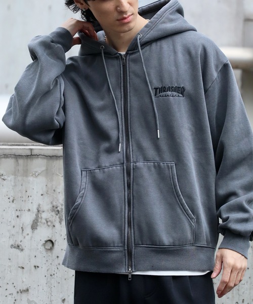 セール】【THRASHER/スラッシャー】裏起毛 ヴィンテージピグメント加工