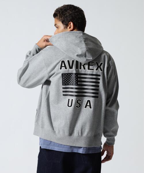 AVIREX（アヴィレックス）の「《価格改定商品》BONDING ZIP UP PARKA / ボンディング ジップアップ パーカー / AVIREX / アヴィレックス（パーカー・メンズ・ブラック/その他/ホワイト/グレー・L/2XL/XL/M）」の3枚目の写真