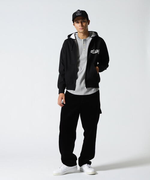AVIREX（アヴィレックス）の「《WEB&DEPOT限定》BONDING ZIP UP PARKA / ボンディング ジップアップ パーカー / AVIREX / アヴィレックス（パーカー・メンズ・ブラック/その他/ホワイト/グレー・L/2XL/XL/M）」の11枚目の写真