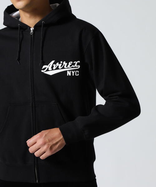 AVIREX（アヴィレックス）の「《WEB&DEPOT限定》BONDING ZIP UP PARKA / ボンディング ジップアップ パーカー / AVIREX / アヴィレックス（パーカー・メンズ・ブラック/その他/ホワイト/グレー・L/2XL/XL/M）」の15枚目の写真