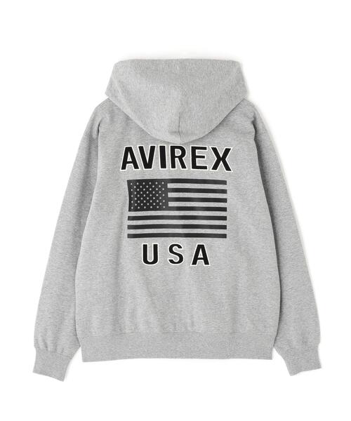 AVIREX（アヴィレックス）の「《価格改定商品》BONDING ZIP UP PARKA / ボンディング ジップアップ パーカー / AVIREX / アヴィレックス（パーカー・メンズ・ブラック/その他/ホワイト/グレー・L/2XL/XL/M）」の17枚目の写真