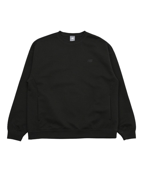 NEW BALANCE（ニューバランス）の「キルトジャガードクルー（スウェット・メンズ・モカ/ブラック・SMALL/MEDIUM/LARGE/X-LARGE/XX-LARGE）」の5枚目の写真