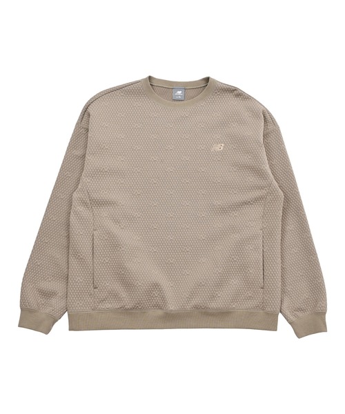 NEW BALANCE（ニューバランス）の「キルトジャガードクルー（スウェット・メンズ・モカ/ブラック・SMALL/MEDIUM/LARGE/X-LARGE/XX-LARGE）」の16枚目の写真