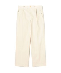 TOMORROWLAND  | 60/3 コットンオックスフォード 1プリーツバレルパンツ(チノパンツ)