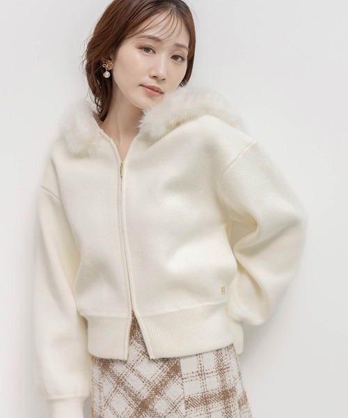 ARIADNAW ファーパーカー ARIADNAW ファーパーカー