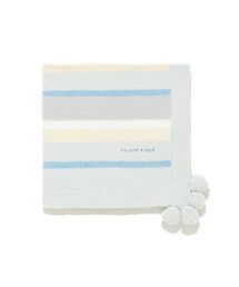 gelato pique ブランケット 淡いブルー gelato pique｜ジェラートピケのブランケット（ブルー・ネイビー