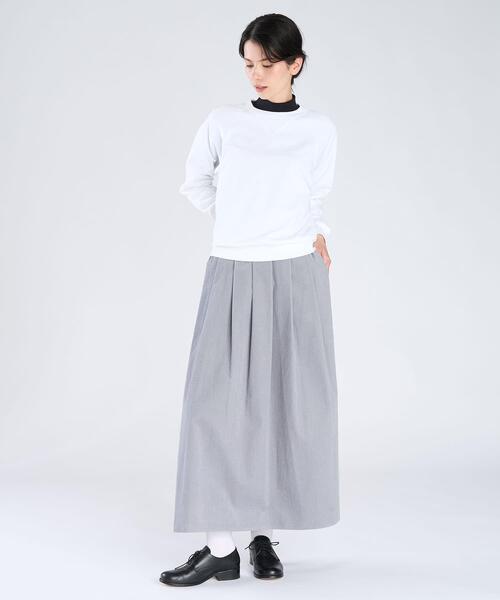 agnes b.（アニエスベー）の「刺繍 コットン 長袖 スウェット ”Senga”（スウェット・レディース・ホワイト・1/3/2）」の5枚目の写真