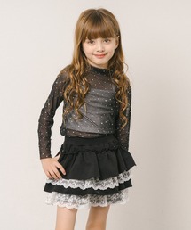 URBAN CHERRY（アーバンチェリー）の「ドットラメシアートップス（Tシャツ/カットソー・キッズ）」