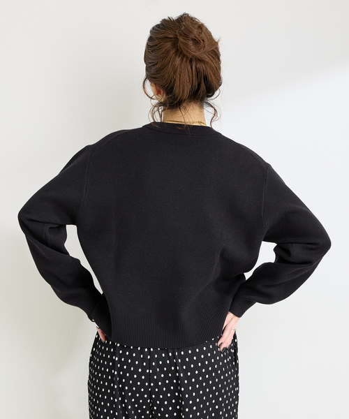 B.C STOCK(ベーセーストック)の「ラメフレンチロゴプルオーバー(ニット/セーター・レディース・グリーン/グレー/ブラック・FREE)」の19枚目の写真