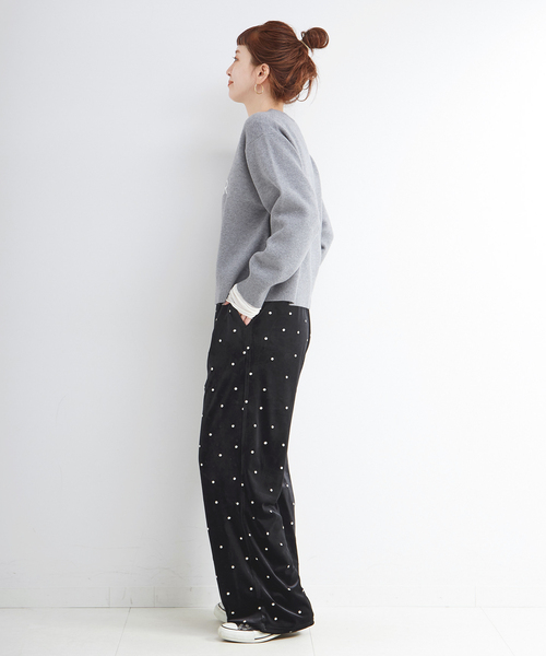 B.C STOCK(ベーセーストック)の「ラメフレンチロゴプルオーバー(ニット/セーター・レディース・グリーン/グレー/ブラック・FREE)」の21枚目の写真