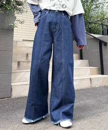 CIAOPANIC TYPY | 【ZOZO限定】【マルチサイズ】切替パターンワイドデニム(デニムパンツ)