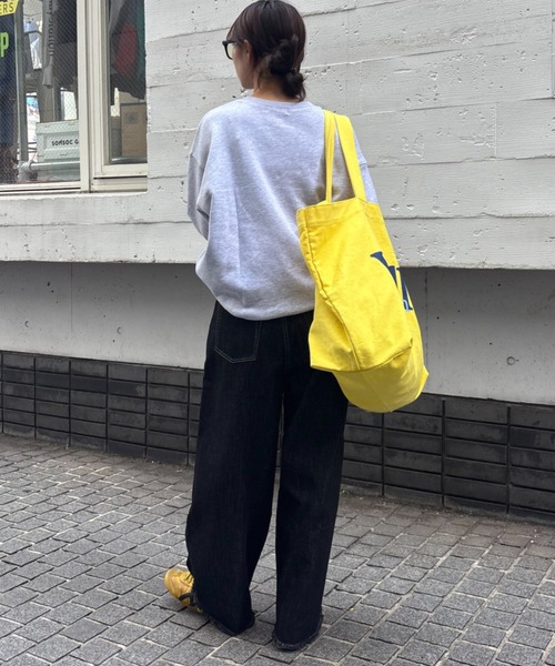 CIAOPANIC TYPY（チャオパニックティピー）の「【ZOZO限定】【マルチサイズ】切替パターンワイドデニム（デニムパンツ・レディース・ブラック/インディゴブルー/キナリ・マルチサイズ）」の11枚目の写真