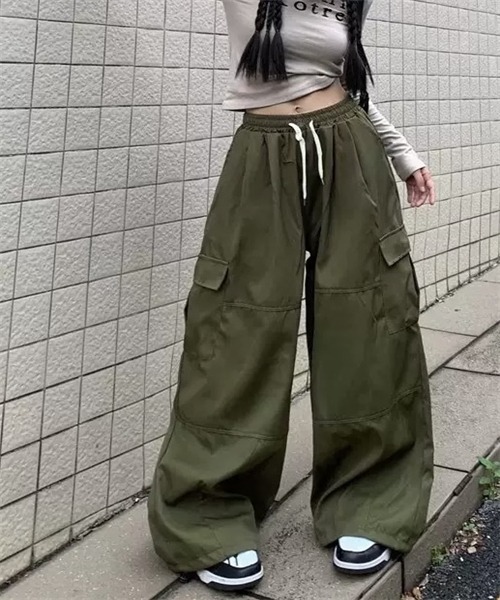 Dream garden(ドリームガーデン)の「レディース メンズライクルーズカーゴパンツ(カーゴパンツ・レディース・ピンク/ボルドー/ブルー/ブラック/カーキ・M/S/XL/L)」の14枚目の写真