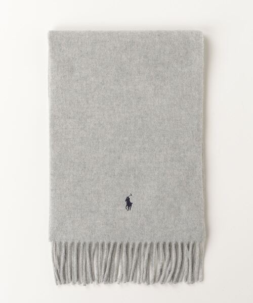 フリンジトリム ウール マフラー（マフラー）｜POLO RALPH LAUREN