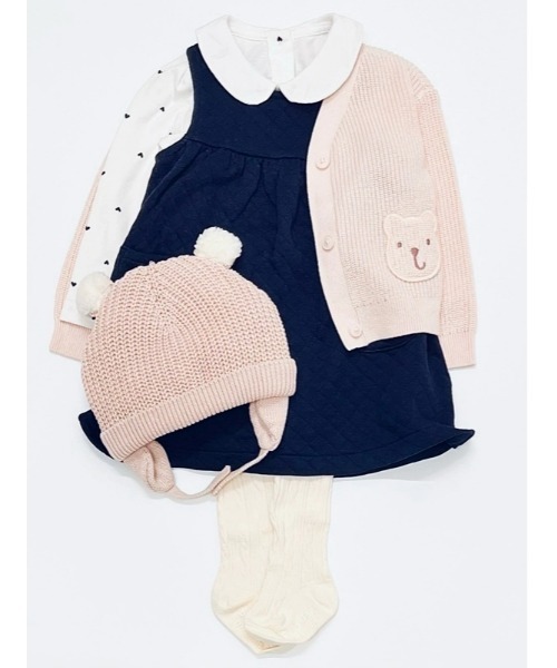 くまさんポケット カーディガン セーター (ベビー)（カーディガン