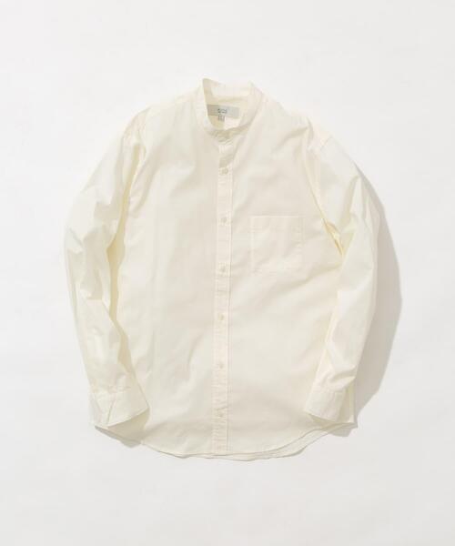 URBAN RESEARCH ROSSO MEN(アーバンリサーチロッソメン)の「『XLサイズあり』ハイパフォーマンスブロードバンドカラーシャツ(シャツ/ブラウス・メンズ・ホワイト/ブラウン/ブラウン系その他/ブルー系その他/ストライプ/ネイビー・MEDIUM/SMALL/LARGE/X-LARGE)」の2枚目の写真