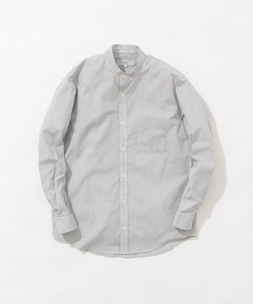 URBAN RESEARCH ROSSO MEN(アーバンリサーチロッソメン)の「『XLサイズあり』ハイパフォーマンスブロードバンドカラーシャツ(シャツ/ブラウス・メンズ・ホワイト/ブラウン/ブラウン系その他/ブルー系その他/ストライプ/ネイビー・MEDIUM/SMALL/LARGE/X-LARGE)」の1枚目の写真