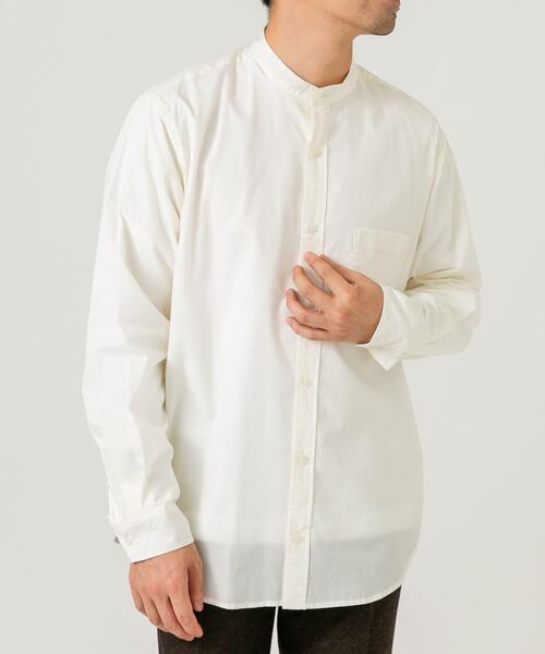URBAN RESEARCH ROSSO MEN(アーバンリサーチロッソメン)の「『XLサイズあり』ハイパフォーマンスブロードバンドカラーシャツ(シャツ/ブラウス・メンズ・ホワイト/ブラウン/ブラウン系その他/ブルー系その他/ストライプ/ネイビー・MEDIUM/SMALL/LARGE/X-LARGE)」の12枚目の写真
