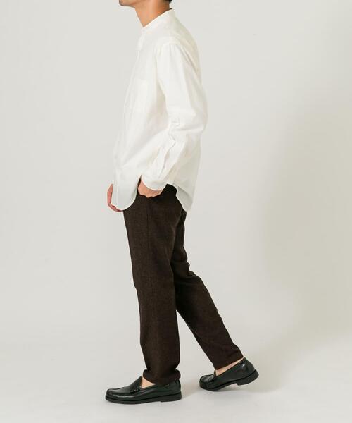 URBAN RESEARCH ROSSO MEN(アーバンリサーチロッソメン)の「『XLサイズあり』ハイパフォーマンスブロードバンドカラーシャツ(シャツ/ブラウス・メンズ・ホワイト/ブラウン/ブラウン系その他/ブルー系その他/ストライプ/ネイビー・MEDIUM/SMALL/LARGE/X-LARGE)」の15枚目の写真