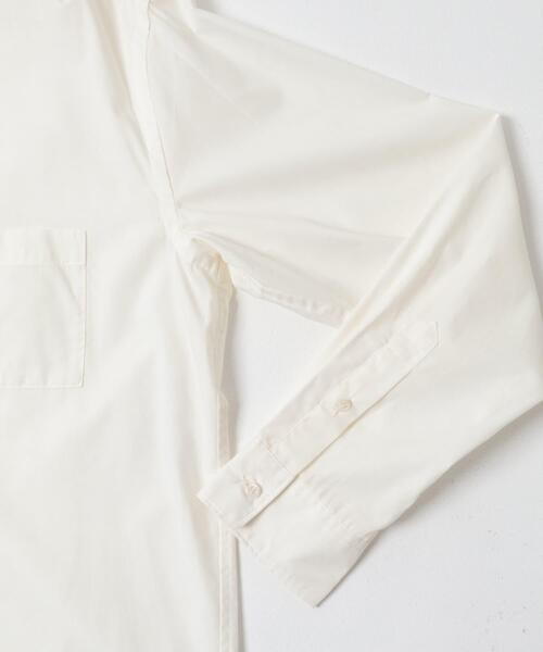 URBAN RESEARCH ROSSO MEN(アーバンリサーチロッソメン)の「『XLサイズあり』ハイパフォーマンスブロードバンドカラーシャツ(シャツ/ブラウス・メンズ・ホワイト/ブラウン/ブラウン系その他/ブルー系その他/ストライプ/ネイビー・MEDIUM/SMALL/LARGE/X-LARGE)」の17枚目の写真