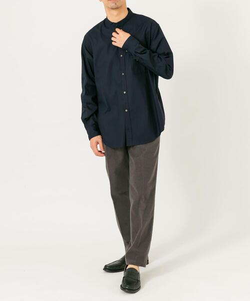 URBAN RESEARCH ROSSO MEN(アーバンリサーチロッソメン)の「『XLサイズあり』ハイパフォーマンスブロードバンドカラーシャツ(シャツ/ブラウス・メンズ・ホワイト/ブラウン/ブラウン系その他/ブルー系その他/ストライプ/ネイビー・MEDIUM/SMALL/LARGE/X-LARGE)」の21枚目の写真