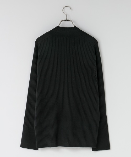 LOWRYS FARM（ローリーズファーム）の「ワイドリブプルオーバーＬＳ　600405（ニット/セーター・レディース・アイボリー/ブラック/ブラウン/パープル・FREE）」の5枚目の写真