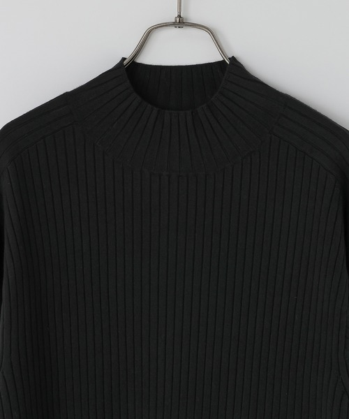 LOWRYS FARM（ローリーズファーム）の「ワイドリブプルオーバーＬＳ　600405（ニット/セーター・レディース・アイボリー/ブラック/ブラウン/パープル・FREE）」の6枚目の写真