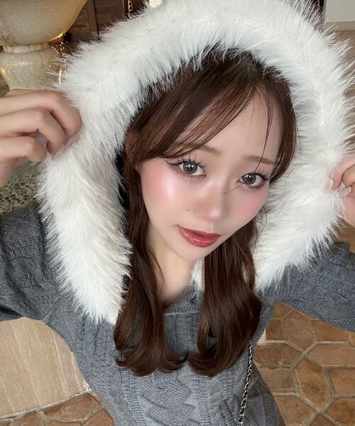 OLIVE des OLIVE（オリーブデオリーブ）の「【インフルエンサー企画】Keru スタイル爆盛れワンピース（ワンピース・レディース・トップグレー/オフホワイト/ブラック・FREE）」の10枚目の写真