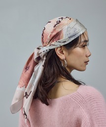 SALON adam et rope' | スケッチプリントシルクスカーフ(バンダナ/スカーフ)