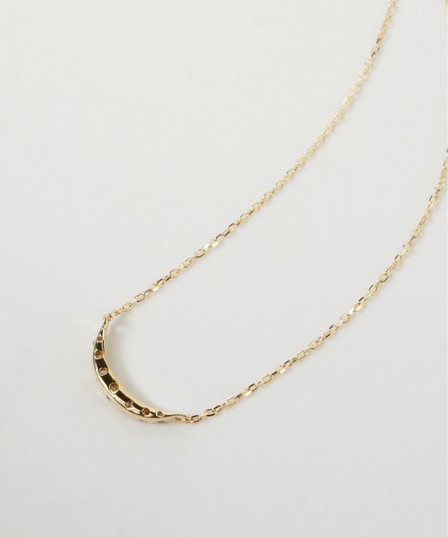 anq.（アンク）の「「anq.」K10・Selene 0.08ctダイヤモンド ネックレス（ネックレス・レディース・イエローゴールド・ONESIZE）」の5枚目の写真