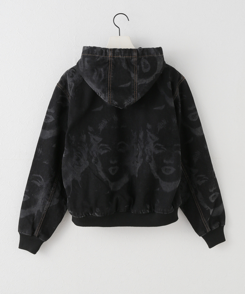 VAQUERA（バケラ）の「VAQUERA / バケラ WOMEN MARILYN DENIM WORKWEAR JAC（ブルゾン・レディース・ブラック・SMALL）」の2枚目の写真