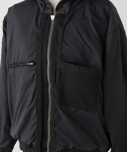 VAQUERA（バケラ）の「VAQUERA / バケラ WOMEN MARILYN DENIM WORKWEAR JAC（ブルゾン・レディース・ブラック・SMALL）」の7枚目の写真