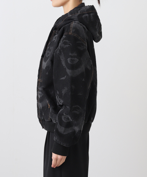 VAQUERA（バケラ）の「VAQUERA / バケラ WOMEN MARILYN DENIM WORKWEAR JAC（ブルゾン・レディース・ブラック・SMALL）」の12枚目の写真
