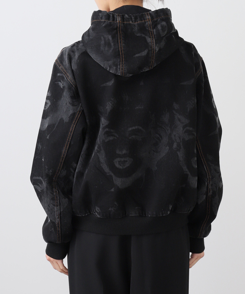 VAQUERA（バケラ）の「VAQUERA / バケラ WOMEN MARILYN DENIM WORKWEAR JAC（ブルゾン・レディース・ブラック・SMALL）」の13枚目の写真