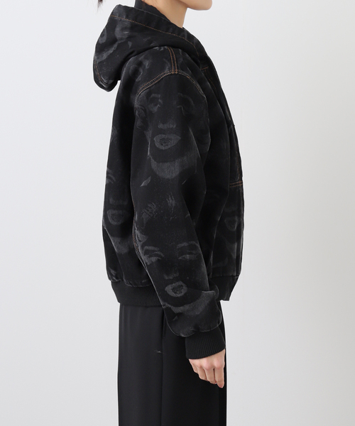 VAQUERA（バケラ）の「VAQUERA / バケラ WOMEN MARILYN DENIM WORKWEAR JAC（ブルゾン・レディース・ブラック・SMALL）」の14枚目の写真